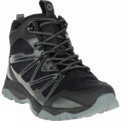 Merrell Womens Capra Rise Mid Waterproof Boot Black